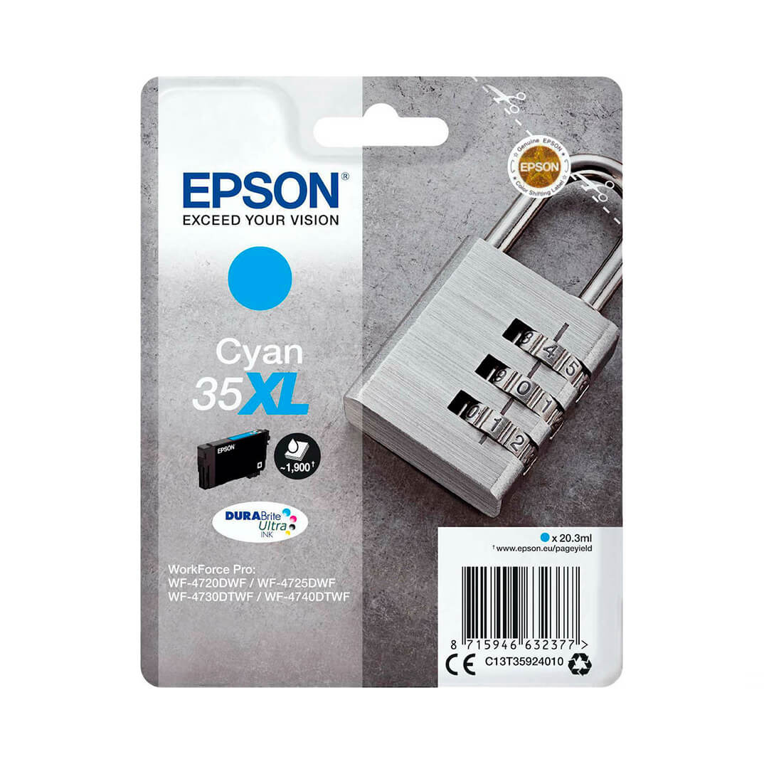 Epson inkjet cian 35 xl Durabrite ultra ink