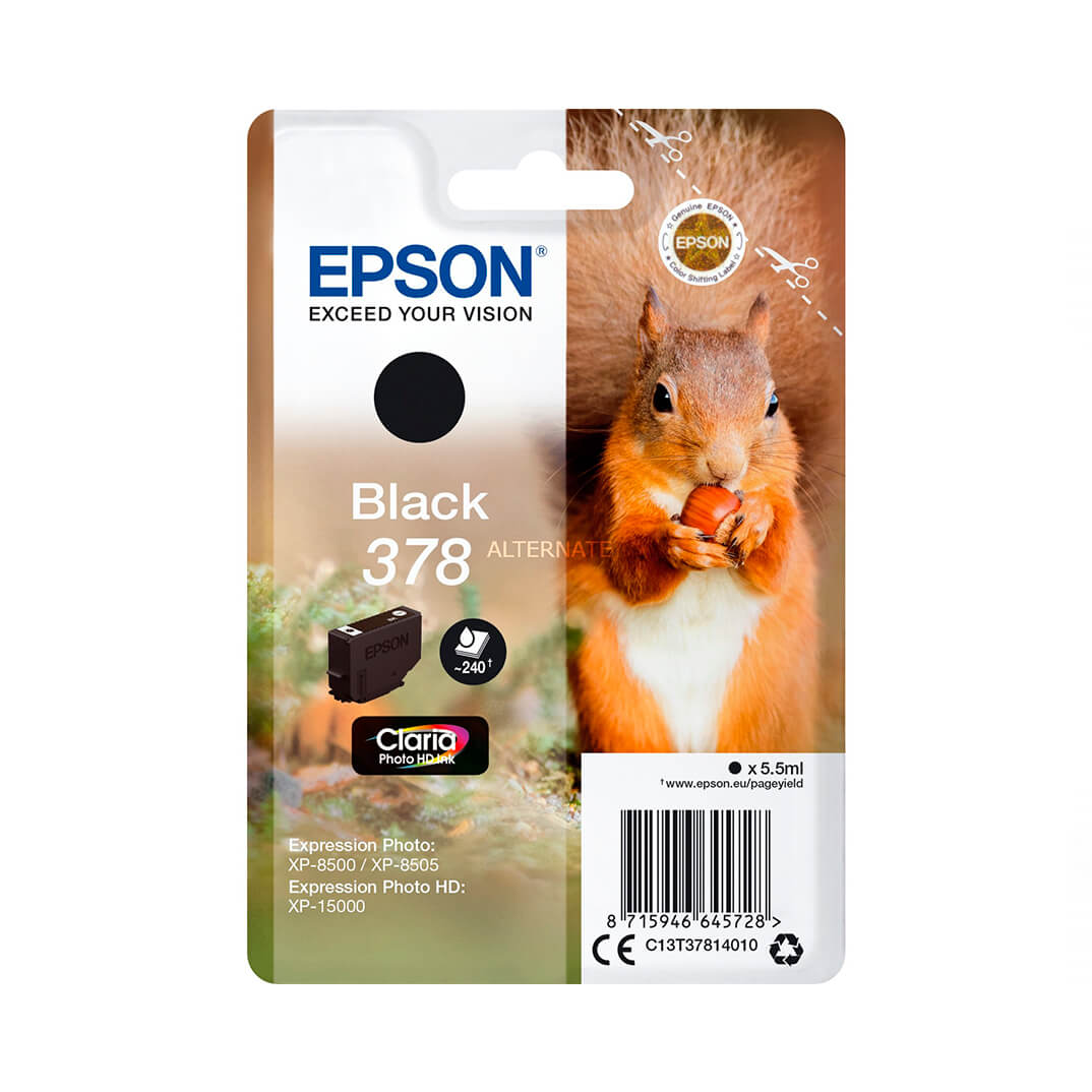 Epson inkjet negro 378 Claria Photo HD
