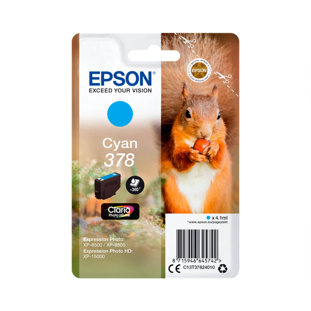 Epson inkjet cian 378 Claria Photo HD