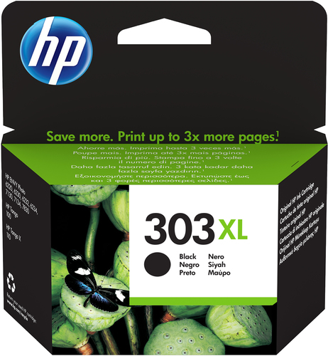 Cartutx de tinta original HP 303xl negre