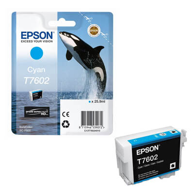 Epson cartucho inyección SC-P600 cian