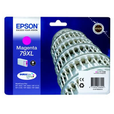 Epson cartucho magenta  79xl wf-46xx/5xxx