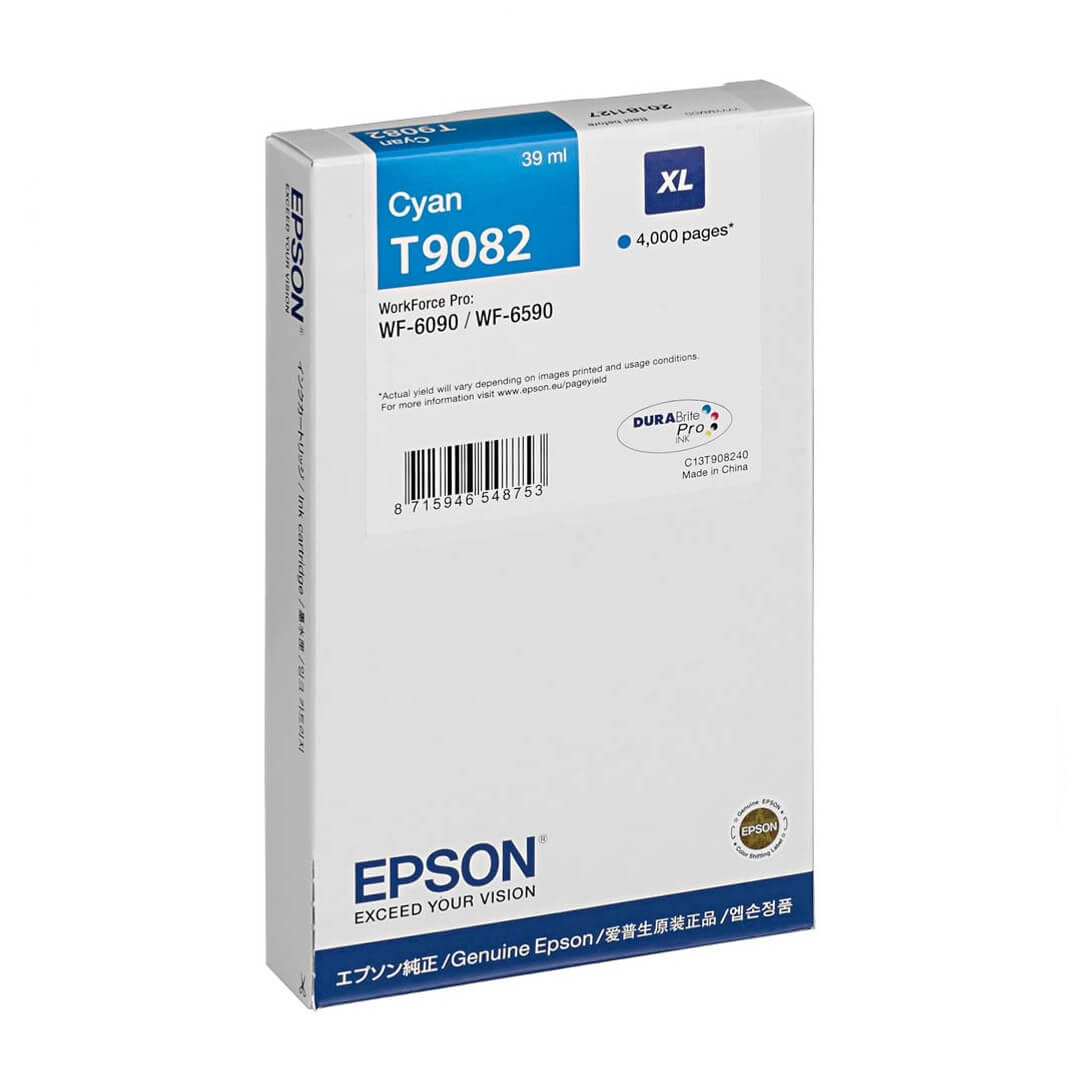 Epson cartucho inkjet xl wf6090/6590 cian