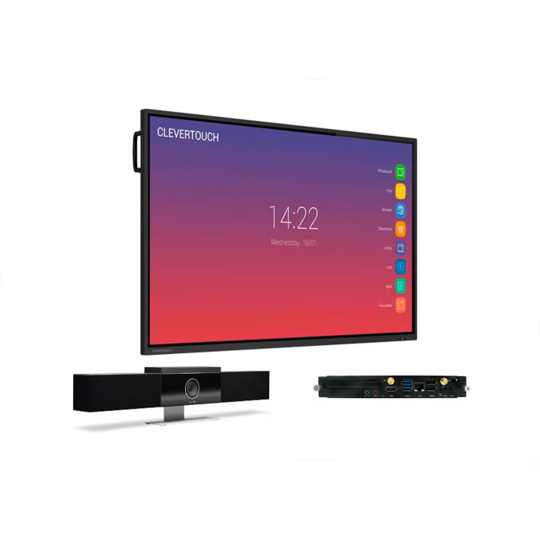Monitor tàctil Clevertouch 65" + Videoconferència