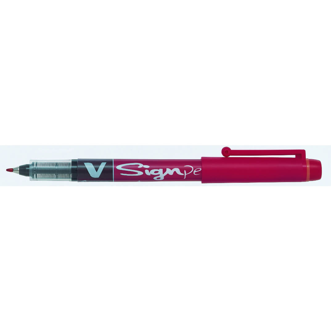 Retolador Pilot Signpen vermell