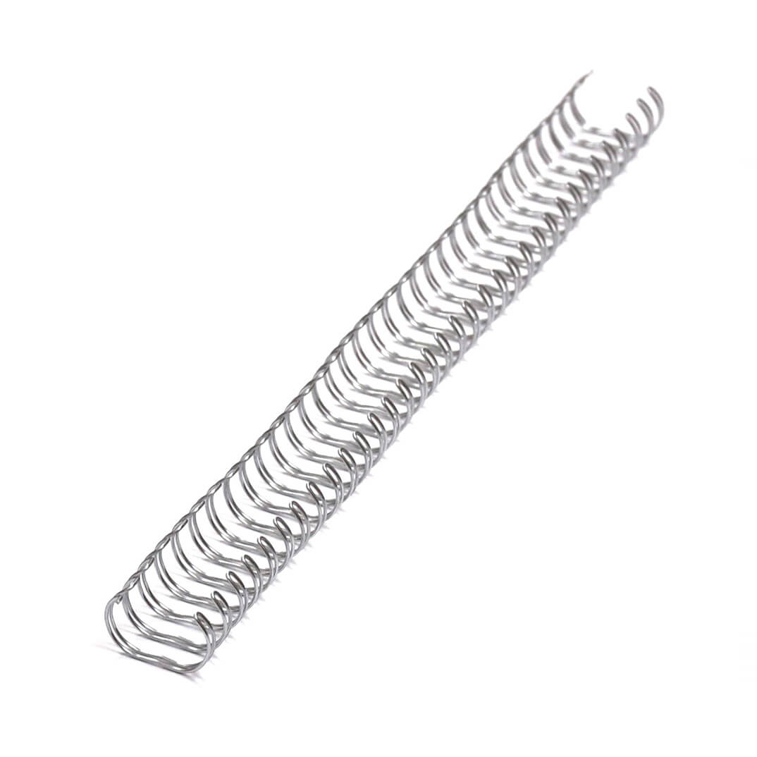Canutillo metálico 10 mm plata (100u)