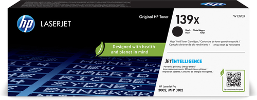 HP tóner LaserJet negro nº 139X
