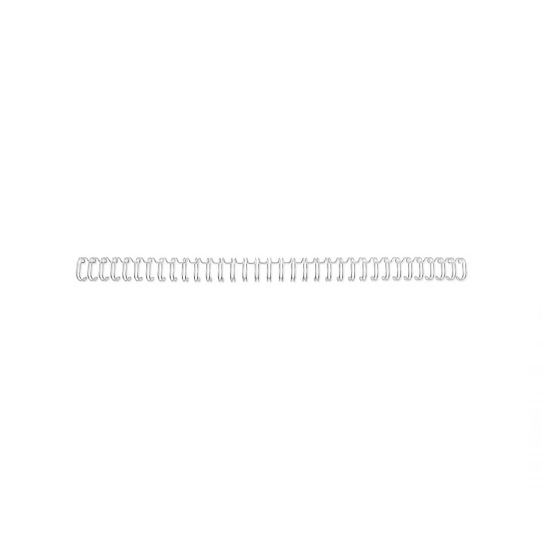 Canutillo metálico 6 mm plata (100u)