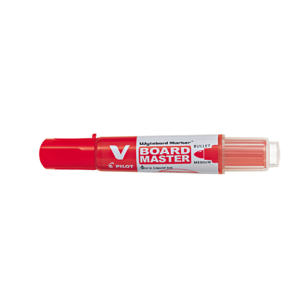 Rotulador pizarra blanca Vboard master rojo