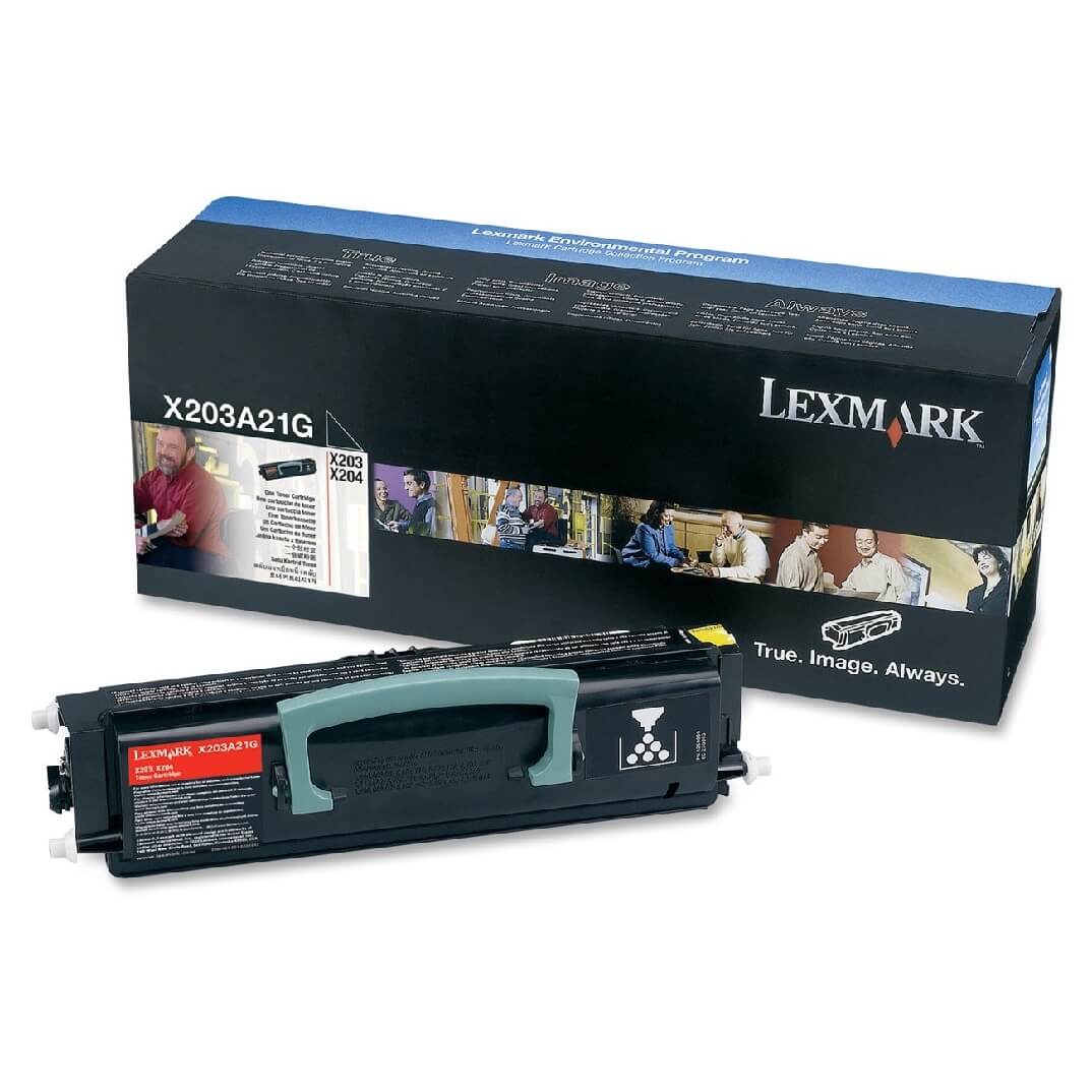 Lexmark tóner negro para X203n, 204n