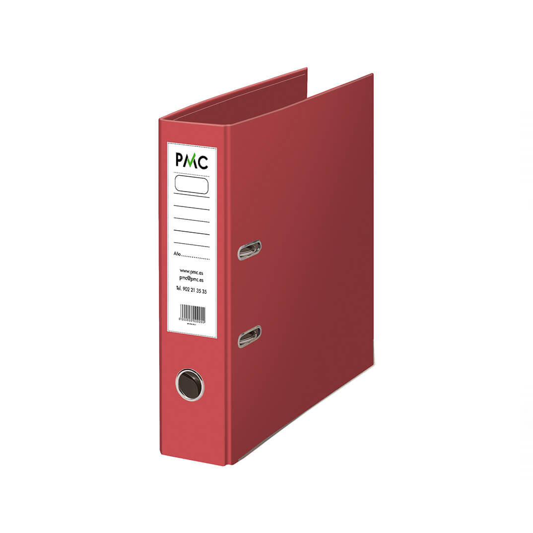 Arxivador PMC A4 ample vermell ECOFILE