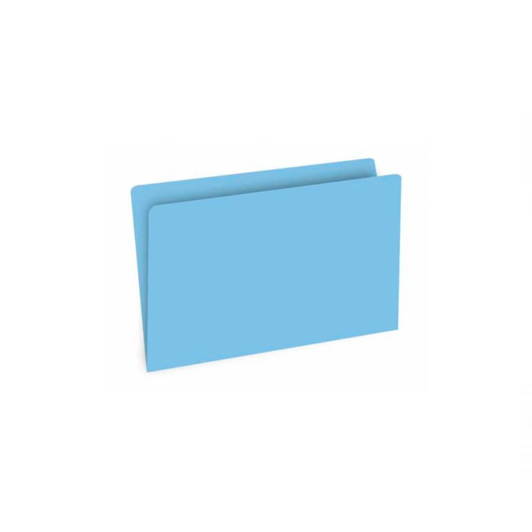 Pack 50 subcarpetas Folio 180g azul