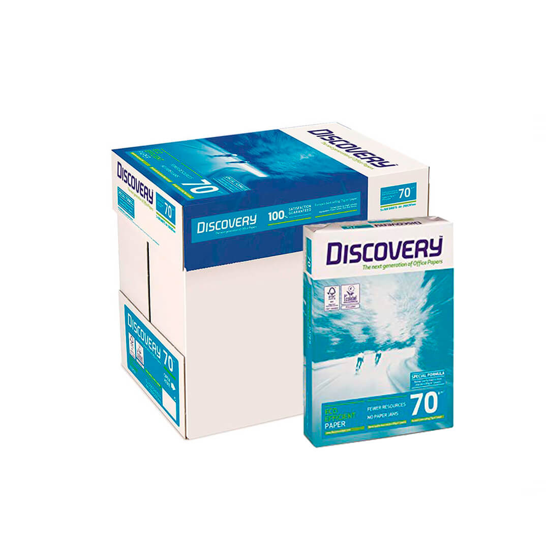 Caixa paper Discovery A4 70g 2500 fulls
