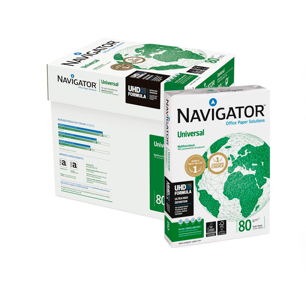 Caixa paper Navigator A3 80g 2500 fulls