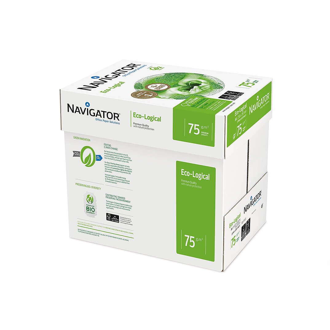 Caja papel A4 Navigator Eco-logical 75g (2500h)
