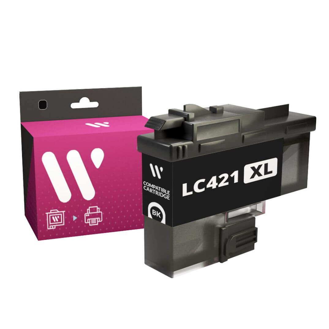 Cartucho compatible p/Brother LC421XL negro
