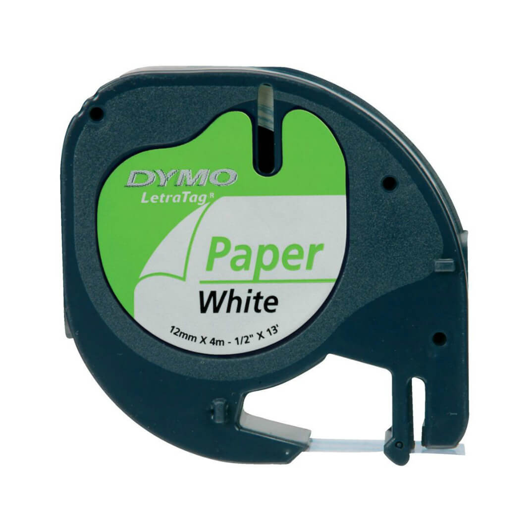 Cinta Dymo tag paper blanc