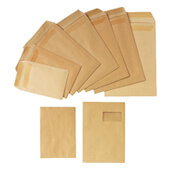 Caja de 100 bolsas kraft 370x450mm