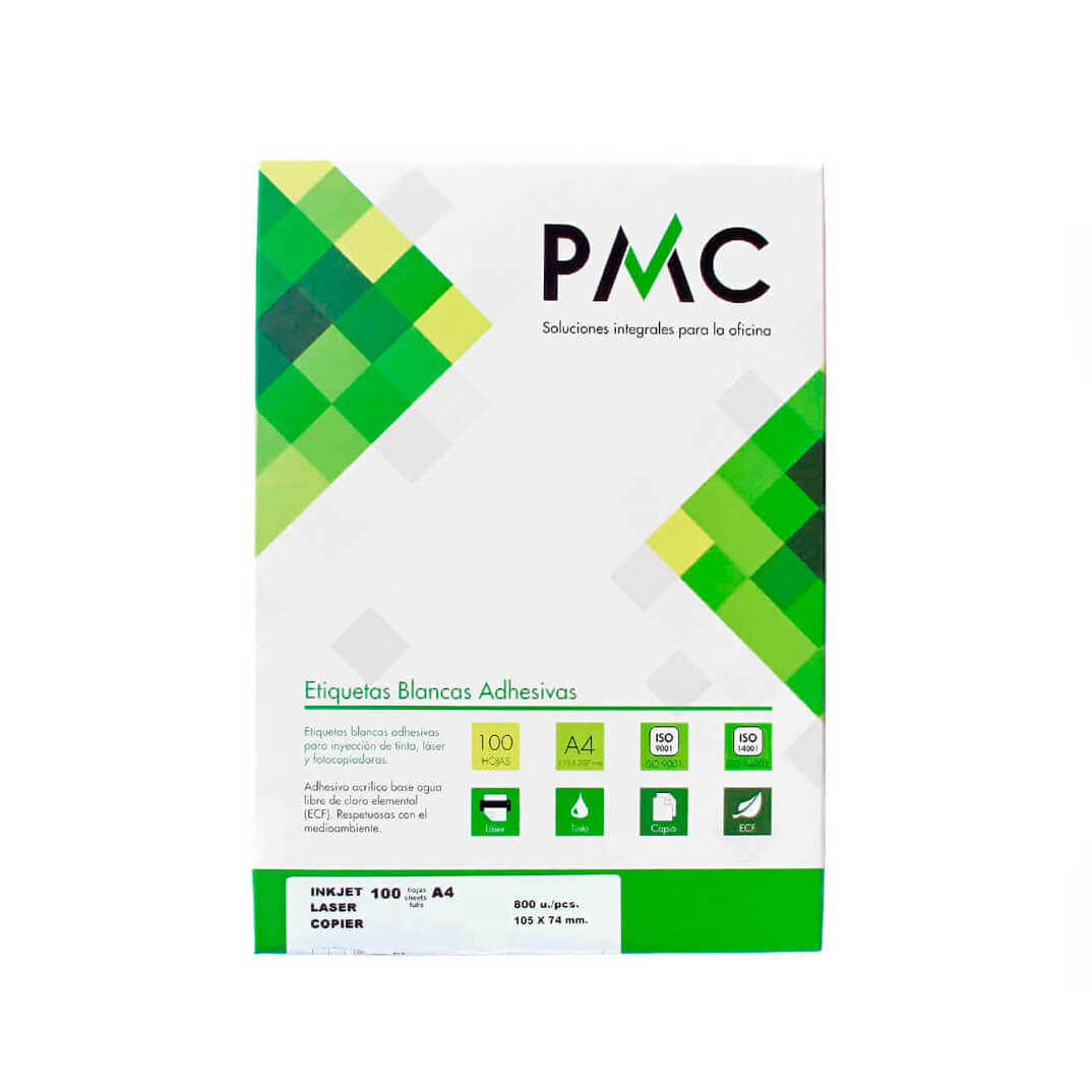 Etiquetes PMC A4 105x74 (100f)