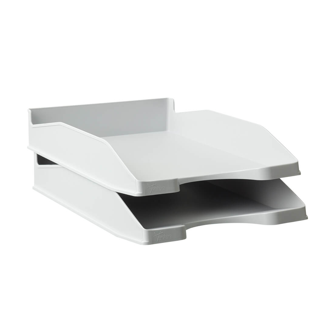 Safata Ecogreen sobretaula gris clar