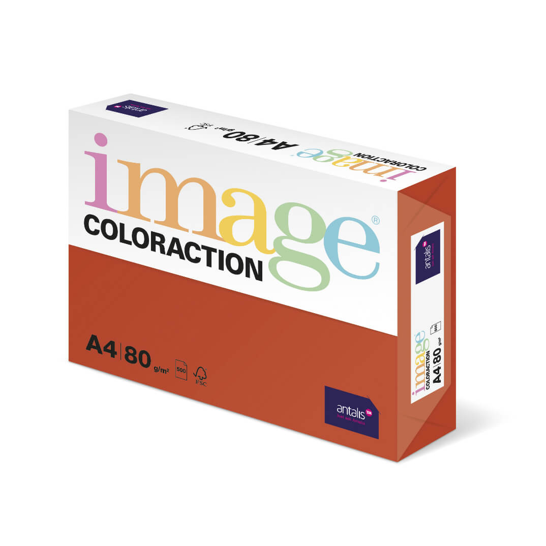 Paquet paper A3 80g vermell London ZR09