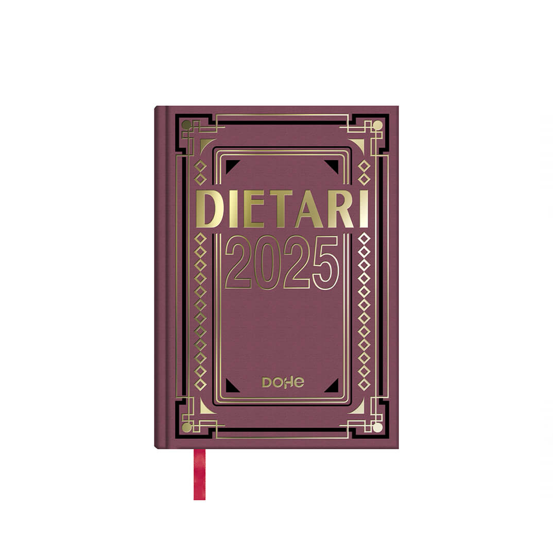 Dietario tela 1/4 día página Catalán 220x150mmDohe