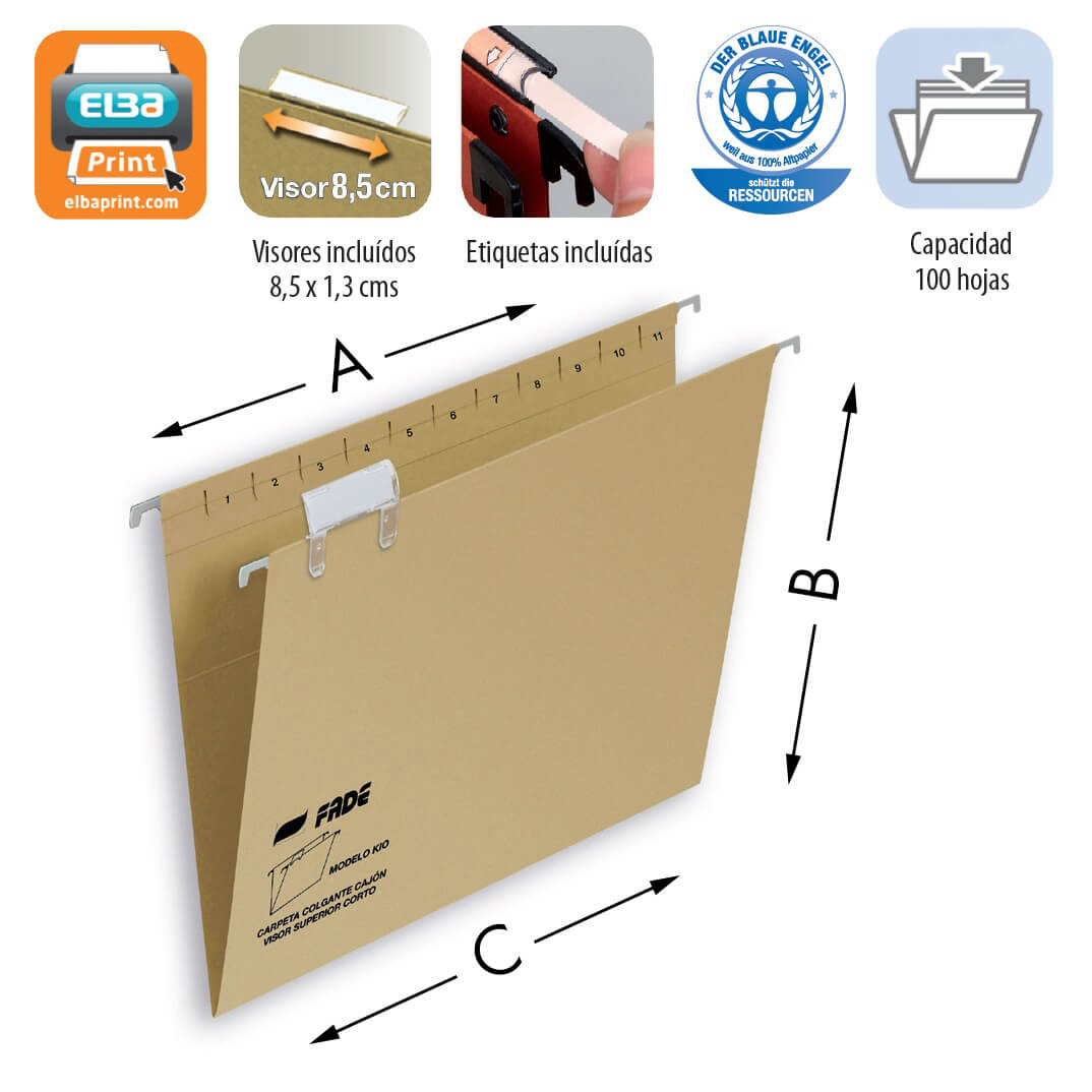Carpeta penjant Folio Kio-2